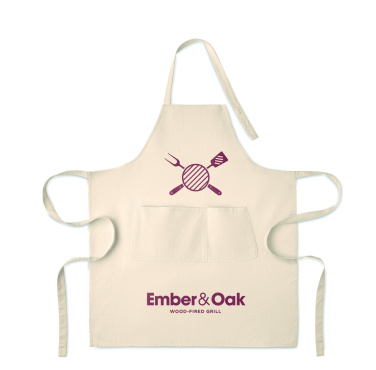 Logo trade promotional items image of: Organic cotton apron 240 gr/m²