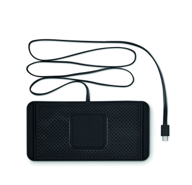Logo trade business gifts image of: Pad car wireless charger 15W
