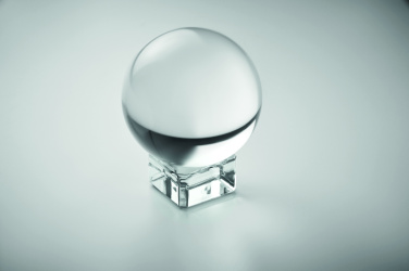 Logo trade promotional gifts image of: Glass round award