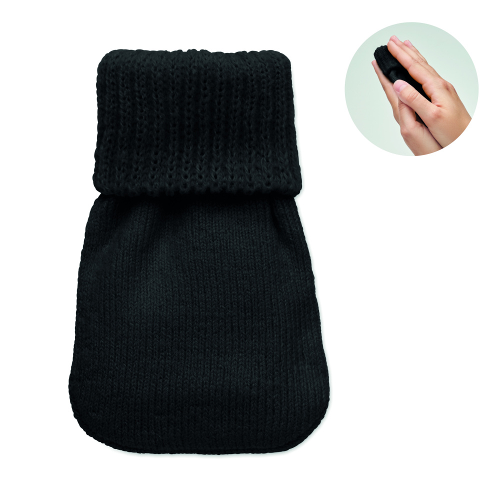 Logotrade promotional item picture of: Hand warmer knitted polyester