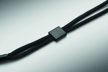 Logo trade business gifts image of: RPET phone wrist cord