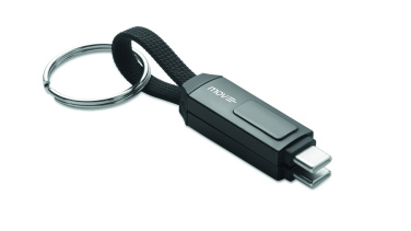 Logo trade promotional merchandise photo of: 60W charging cable keyring