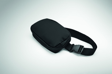 Logo trade corporate gifts image of: Waist bag in 210D polyester