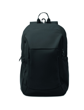 Logo trade promotional giveaways picture of: 15" soft PU laptop backpack