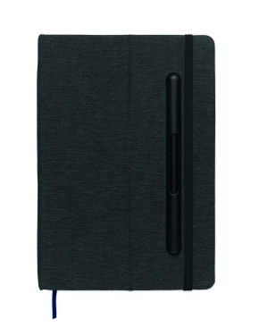 Logo trade promotional merchandise picture of: A5 notebook with phone holder