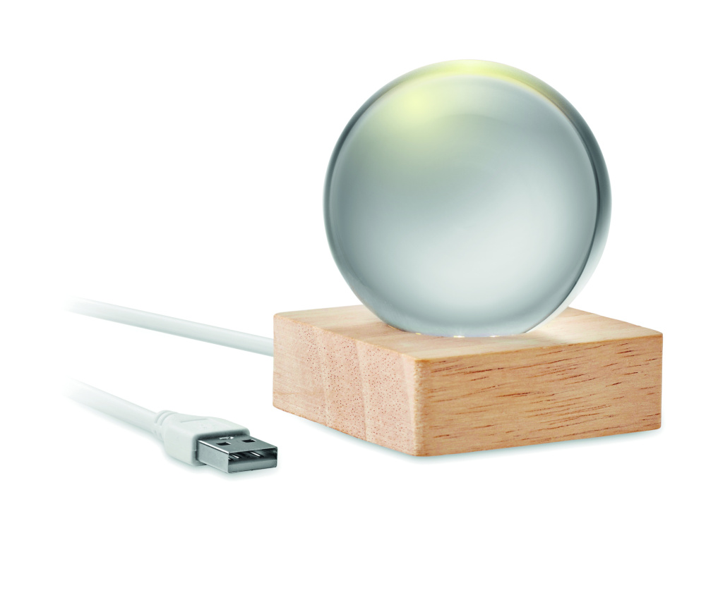 Logotrade promotional merchandise picture of: LED glass ball