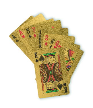 Logotrade promotional item picture of: Waterproof playing cards