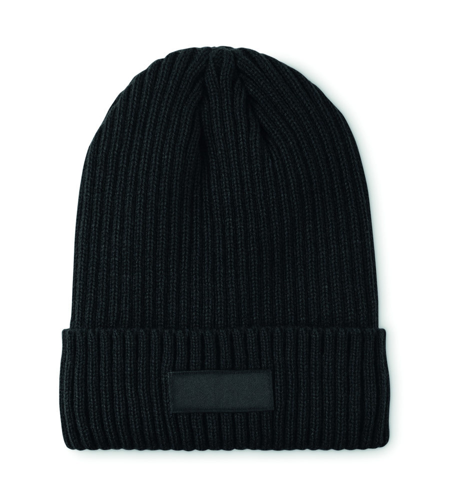 Logotrade promotional gift image of: 3M knitted beanie with cuff