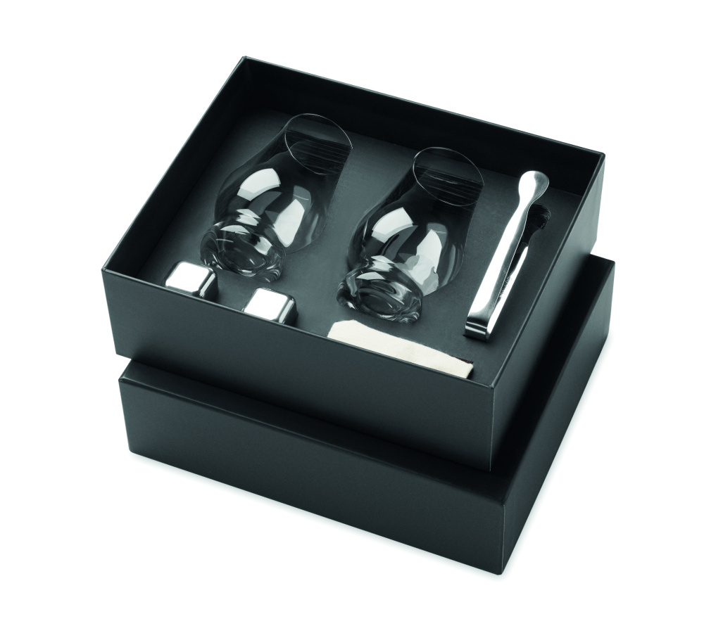 Logo trade promotional giveaway photo of: Set of whisky tasting glasses