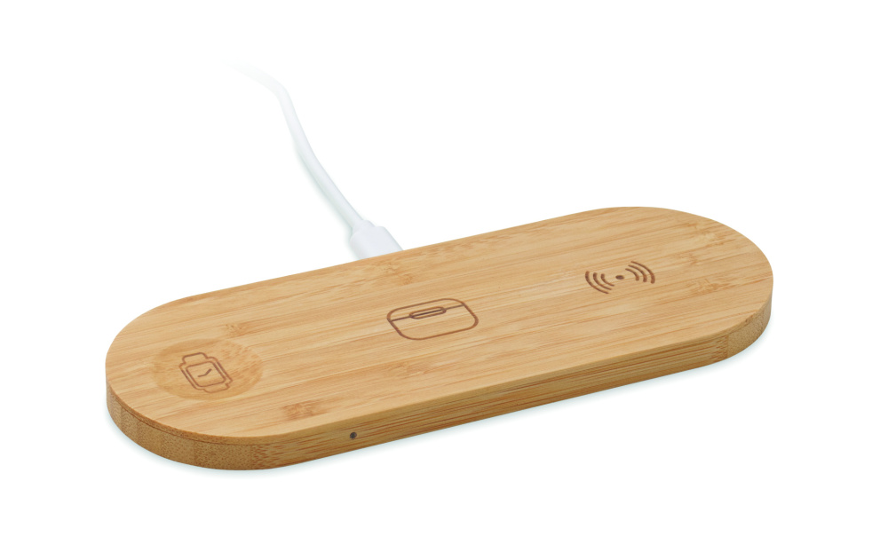 Logotrade promotional giveaways photo of: 3 in 1 15W wireless charger