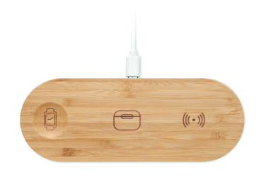 Logotrade corporate gifts photo of: 3 in 1 15W wireless charger