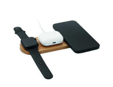 Logotrade promotional merchandise photo of: 3 in 1 15W wireless charger