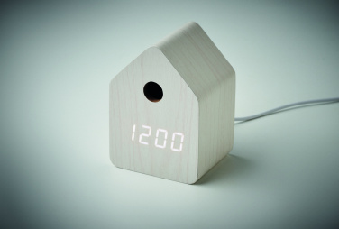 Logotrade advertising products photo of: MDF cuckoo alarm clock