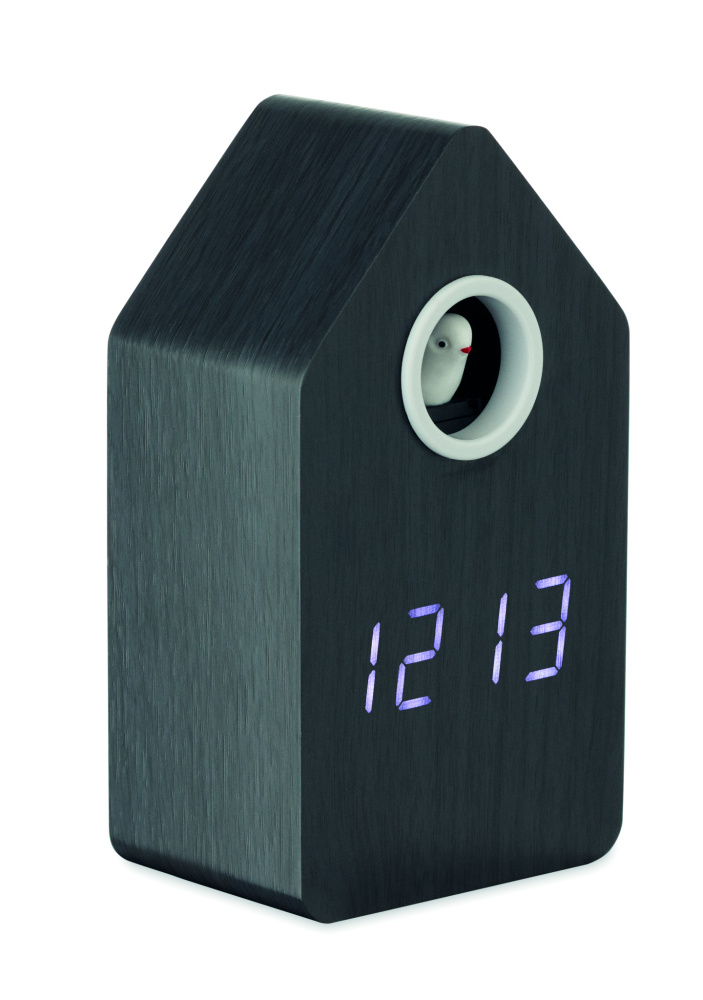 Logotrade promotional gift picture of: MDF cuckoo alarm clock