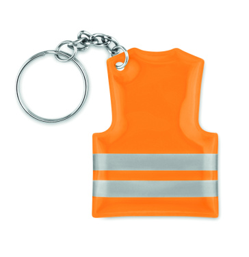 Logo trade corporate gifts image of: Key ring with reflecting vest Jekabpils