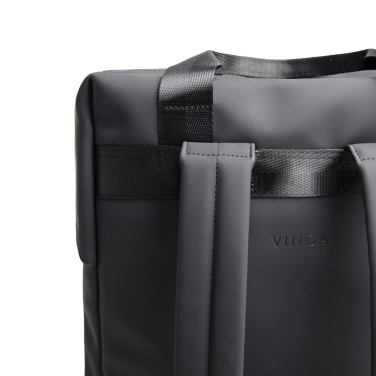 Logo trade promotional giveaways image of: VINGA Baltimore RCS tote backpack