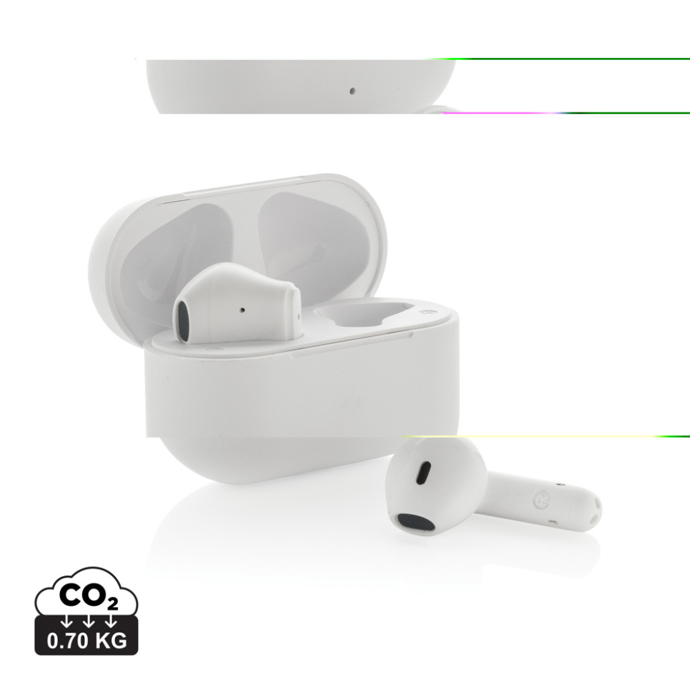 Logotrade corporate gift picture of: Tunevo RCS recycled plastic wireless earbuds