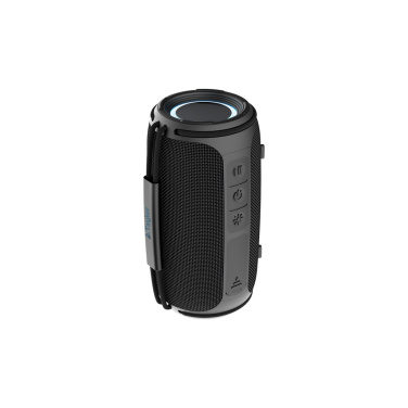 Logo trade promotional item photo of: Prisma RCS recycled plastic IPX 4 waterpoof 16W speaker