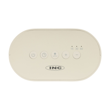 Logotrade promotional merchandise photo of: LumaRise RCS reycled plastic white noise alarm clock