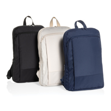 Logo trade promotional gifts picture of: Flexpack Aware™ RPET Expandable Slim 15.6" Laptop Backpack