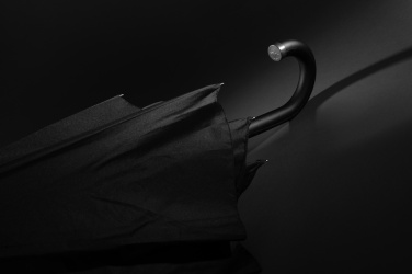 Logotrade promotional gift picture of: Swiss Peak Vero Aware™ RPET 25” umbrella w luxe handle