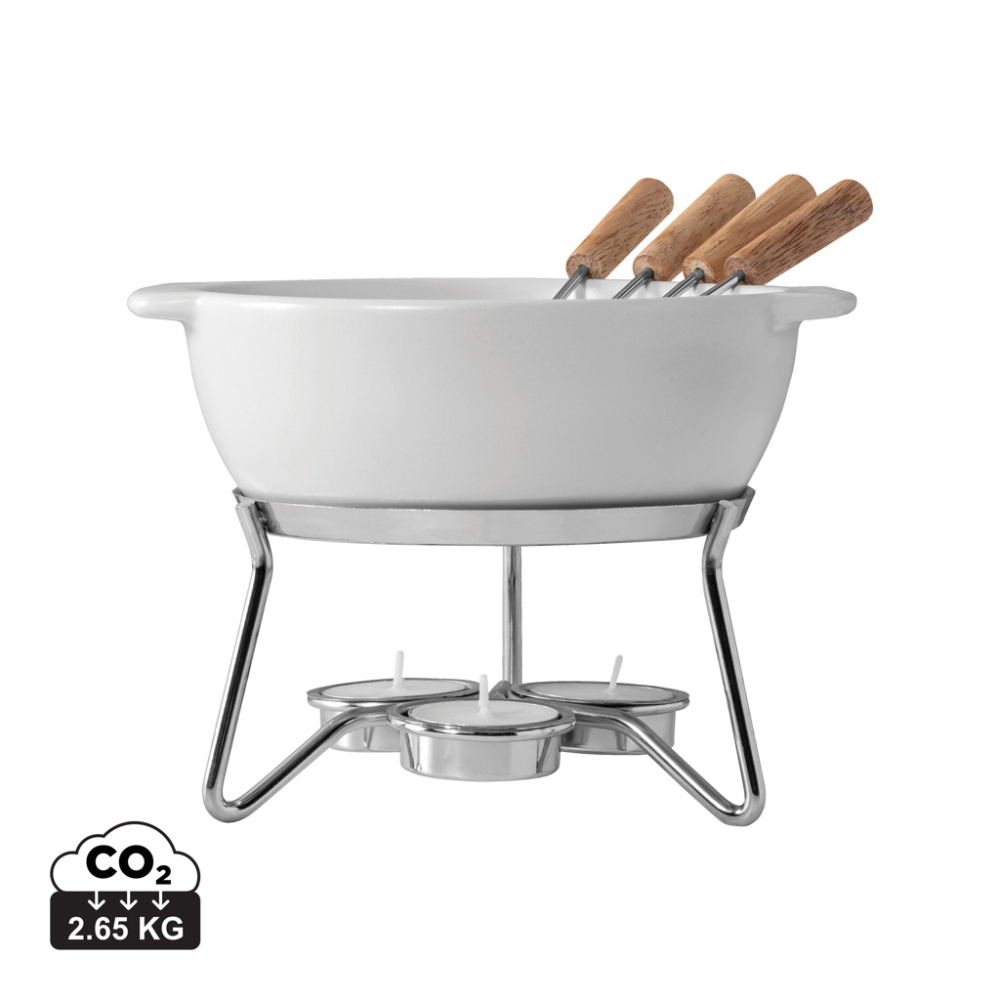 Logo trade business gifts image of: BOSKA Cheese Fondue Set Party - 750 ml