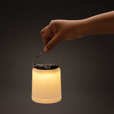 Logotrade promotional giveaway picture of: Limio RCS recycled plastic portable re-chargeable table lamp