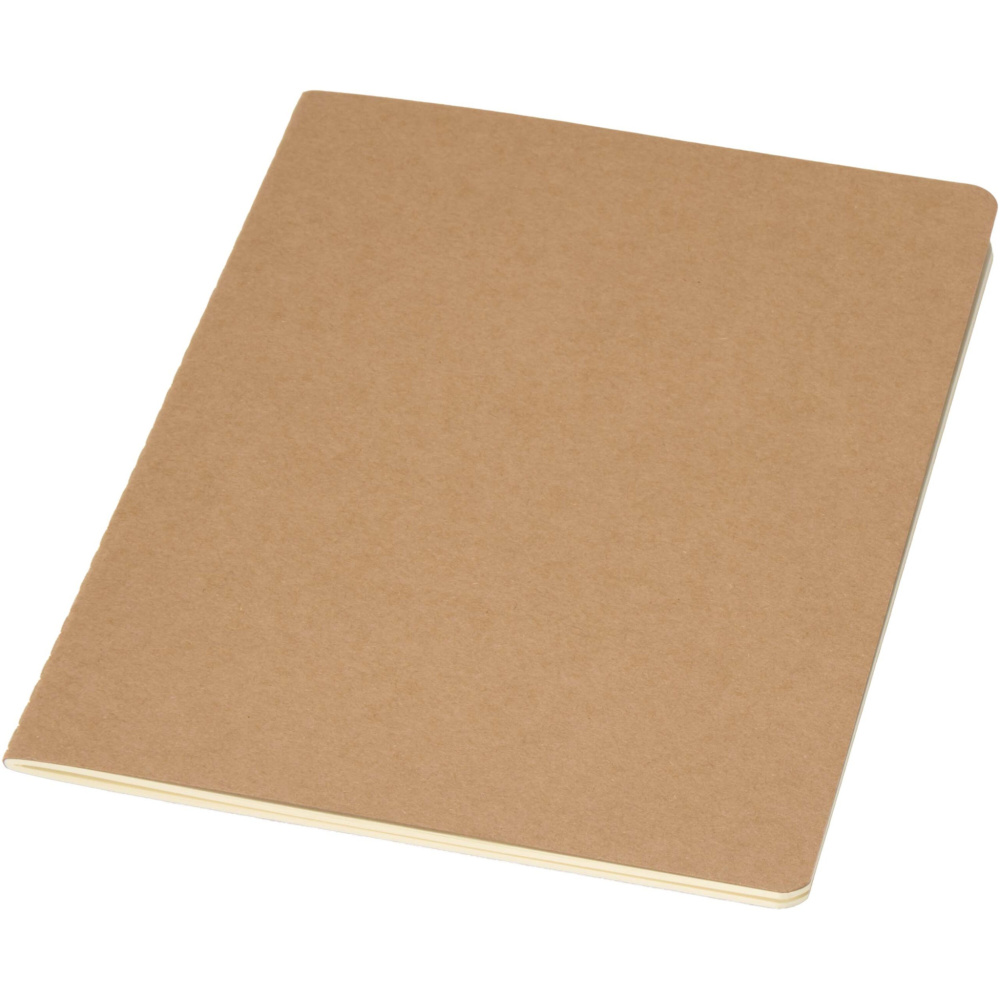 Logotrade corporate gift image of: Slyk A5 kraft cahier notebook with ruled pages
