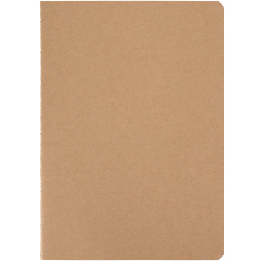 Logotrade promotional item image of: Slyk A5 kraft cahier notebook with ruled pages