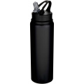 Fitz 800 ml RCS recycled single wall stainless steel water bottle, Solid black