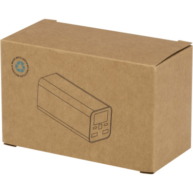 Logo trade promotional giveaway photo of: Acamar 20.000 mAh 70W recycled aluminium laptop power bank