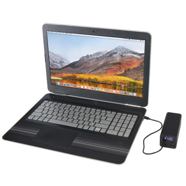 Logotrade promotional giveaways photo of: Acamar 20.000 mAh 70W recycled aluminium laptop power bank