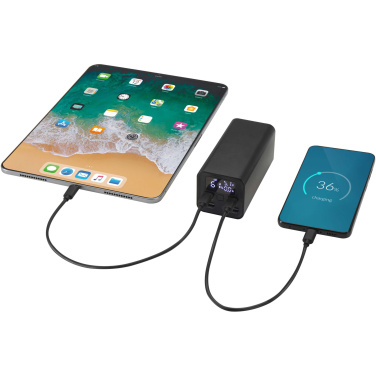 Logotrade business gift image of: Acamar 20.000 mAh 70W recycled aluminium laptop power bank