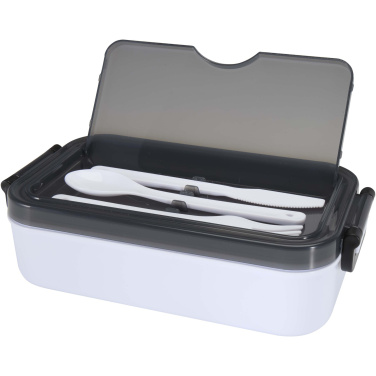 Logotrade promotional gift picture of: Snappy lunch box and cutlery set