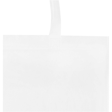 Logo trade advertising product photo of: EcoSeal GRS recycled nonwoven convention tote bag 6L