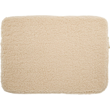 Logo trade promotional gifts picture of: Bear 13" GRS recycled sherpa laptop sleeve 2L