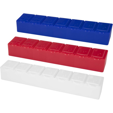 Logo trade promotional products image of: Dose 7-day multi-vitamin organiser