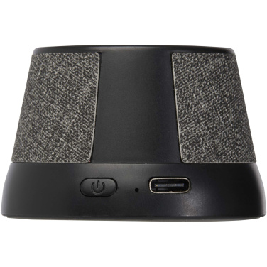 Logo trade advertising products picture of: Horna 3W recycled plastic magnetic wireless speaker