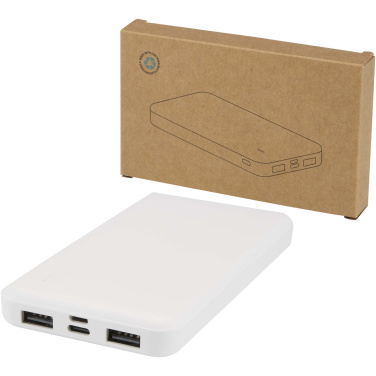 Logotrade advertising product image of: Intan 10.000 mAh 10W recycled plastic power bank