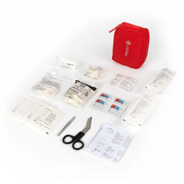 Logo trade business gifts image of: Essential 59-piece First Aid kit