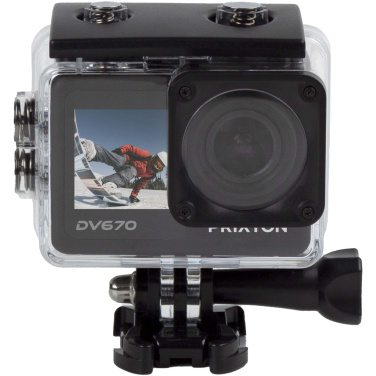 Logo trade promotional merchandise image of: Prixton DV670 4K dual screen action camera