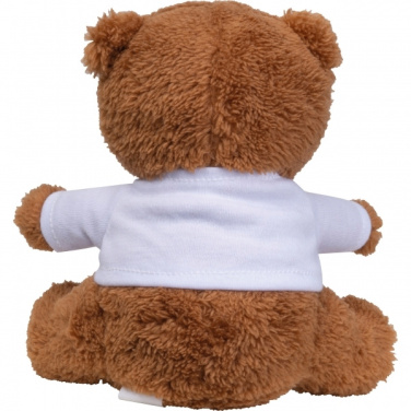 Logo trade promotional giveaways image of: Plush teddy bear HELSINKI