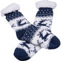 Christmas socks NATAL, navy blue