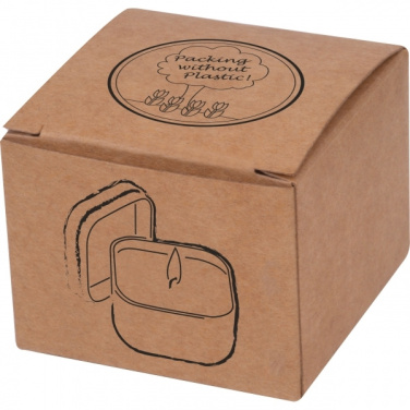 Logo trade promotional product photo of: Candle in tin PRAGUE