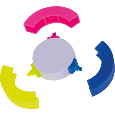 Logo trade advertising products picture of: 3-in-1 Highlighter ANDORRA