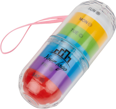 Logo trade business gifts image of: Pillbox