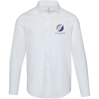 Logo trade promotional giveaways image of: Carnelian poplin men's shirt