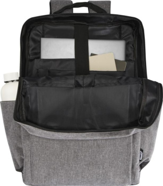 Logotrade promotional giveaway image of: Libra 15” GRS recycled laptop backpack 15L