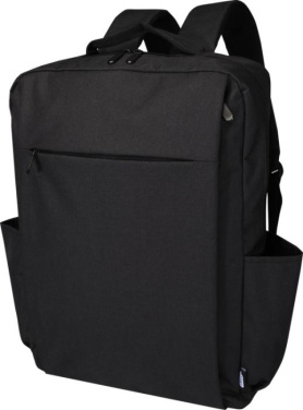 Logotrade corporate gift picture of: Libra 15” GRS recycled laptop backpack 15L