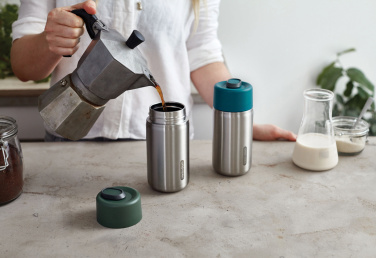 Logo trade promotional merchandise image of: Black+Blum Insulated Leakproof Travel Cup Stainless Steel